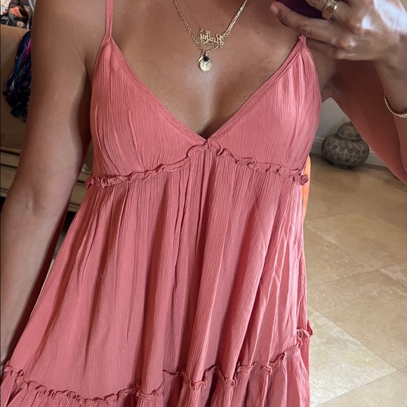 💕Coral Spaghetti Strap Dress💕 - Picture 4 of 4